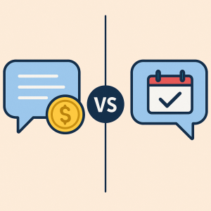 Comparing Cost and Flexibility of Token-Based and Subscription Chat Options