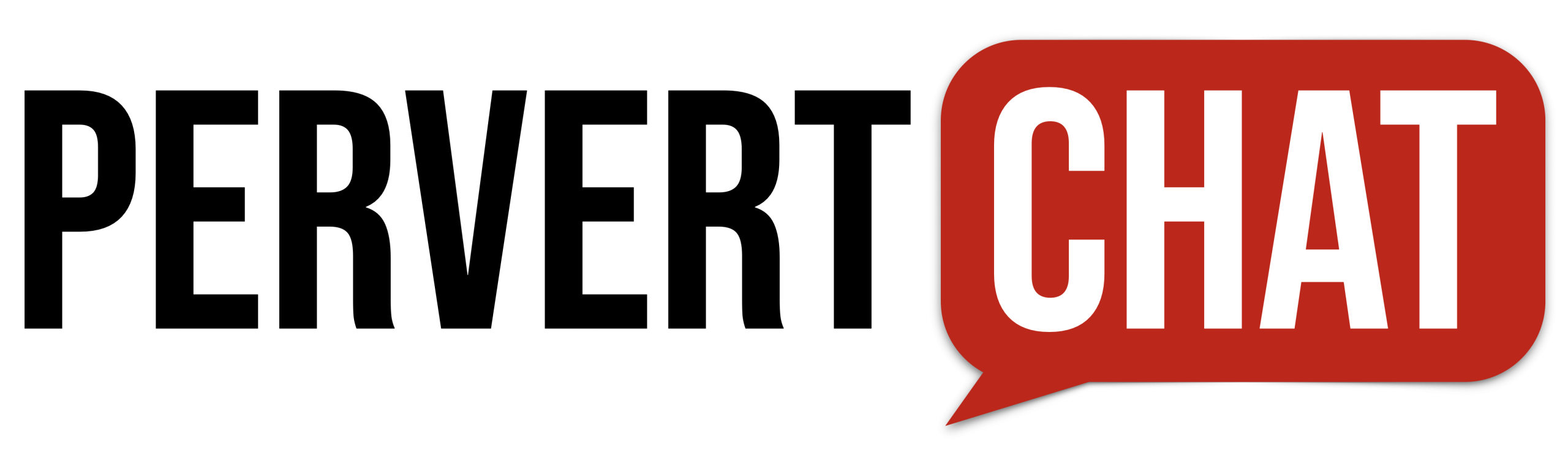 Pervert Chat Black Logo